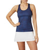 Fila Core Racerback Printed Team Tank (W) (Navy)
