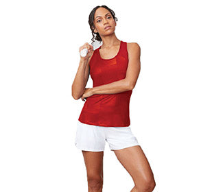 Fila Core Racerback Printed Team Tank (W) (Red)