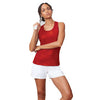 Fila Core Racerback Printed Team Tank (W) (Red)