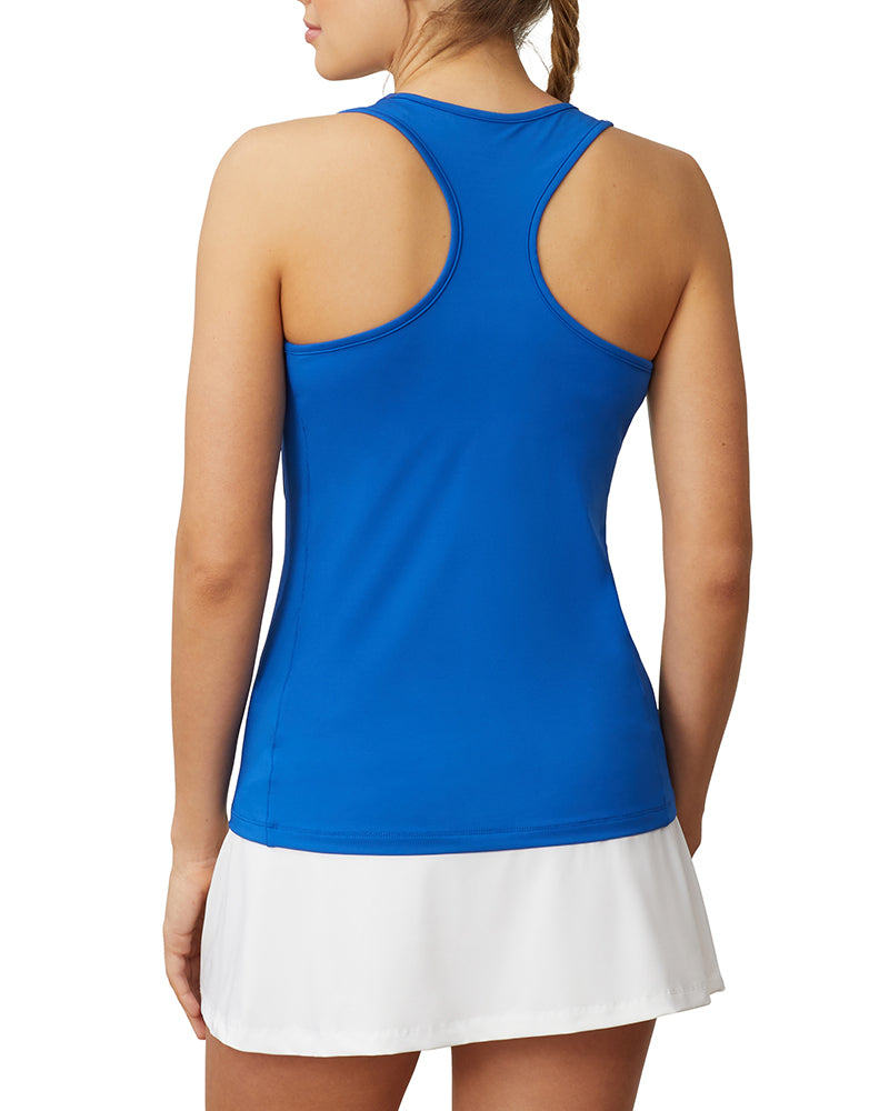Fila Core Racerback Printed Team Tank (W) (Royal)