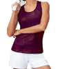Fila Core Racerback Printed Team Tank (W) (Maroon)