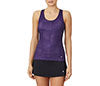 Fila Core Racerback Printed Team Tank (W) (Purple)