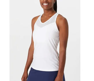 Fila Essentials Racerback Mesh Tank (W) (White)