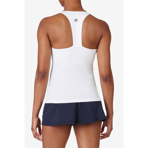 Fila Essentials Halter Tank (W) (White)