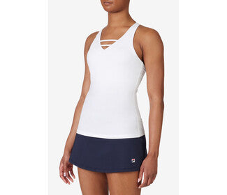 Fila Essentials Halter Tank (W) (White)