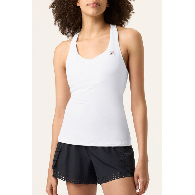 Fila Essentials Racerback Tank (W) (White) Fila