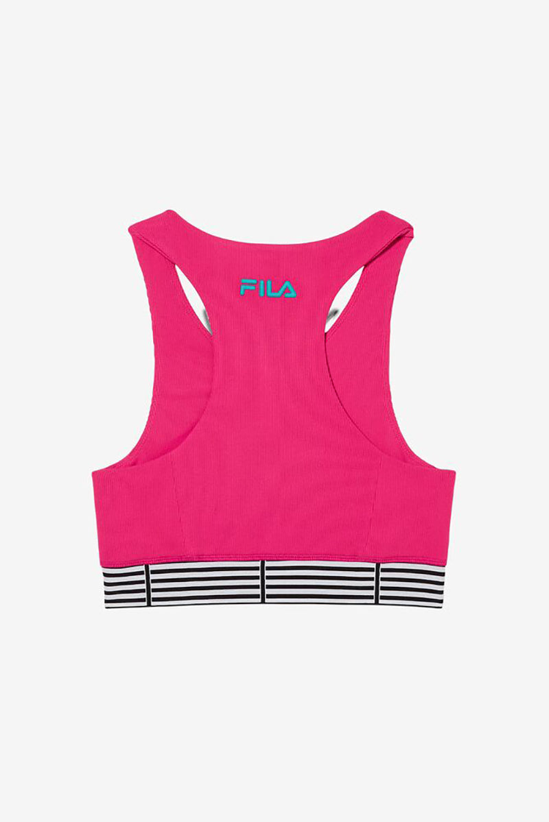 Fila Bevans Baye Crop Tank (W) (Pink)