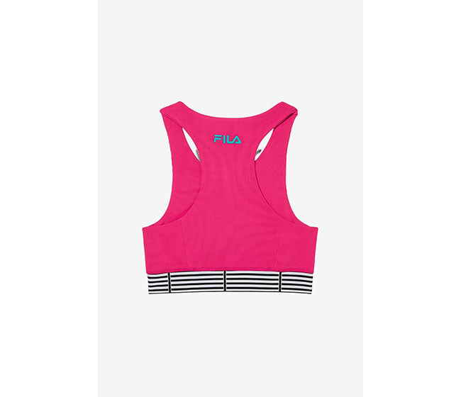 Fila Bevans Baye Crop Tank (W) (Pink)