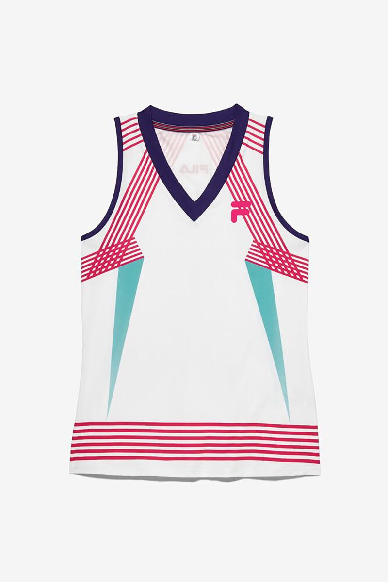 Fila Bevans Full Coverage Tank (W) (White)