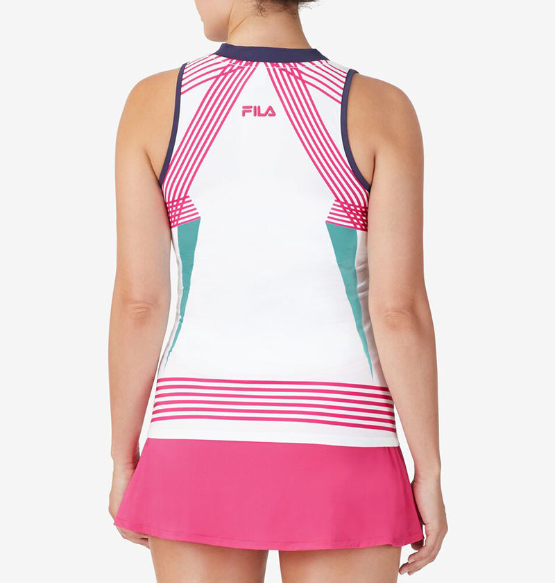Fila Bevans Full Coverage Tank (W) (White)