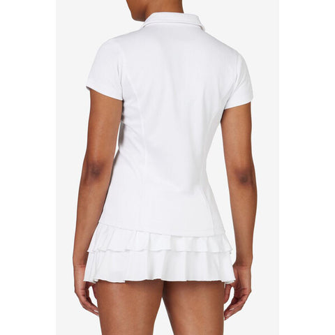 Fila Essentials Pique Polo (W) (White)