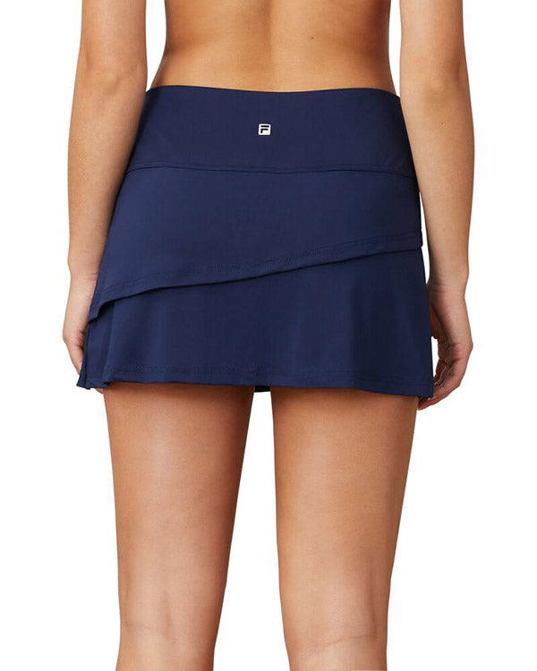 Fila Essentials Tiered Skort (W) (Navy)