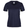 Fila Essentials Short Sleeve V-Neck (W) (Navy)