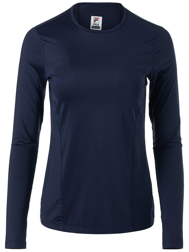 Fila Essentials Uv Blocker Long Sleeve Top (W) (Navy)