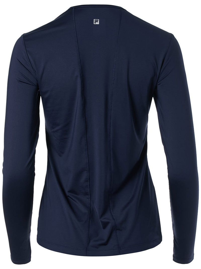 Fila Essentials Uv Blocker Long Sleeve Top (W) (Navy)