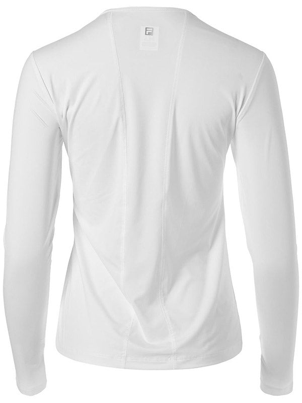 Fila Essentials Uv Blocker Long Sleeve Top (W) (White)