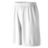 Augusta Longer Length Wicking 9" Short (M) (White)