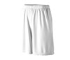 Augusta Longer Length Wicking 9" Short (M) (White)