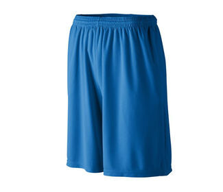 Augusta Longer Length Wicking 9" Short (M) (Royal)