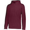 Augusta Wicking Fleece Hooded Sweatshirt (M) (Maroon)