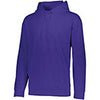 Augusta Wicking Fleece Hooded Sweatshirt (M) (Purple)