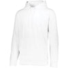 Augusta Wicking Fleece Hooded Sweatshirt (M) (White)