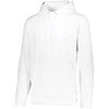 Augusta Wicking Fleece Hooded Sweatshirt (M) (White)