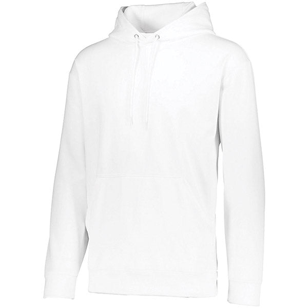 Augusta Wicking Fleece Hooded Sweatshirt (M) (White)