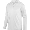 Augusta Wicking Fleece 1/4 Zip Pullover (M) (White)