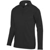 Augusta Wicking Fleece 1/4 Zip Pullover (M) (Black)