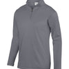 Augusta Wicking Fleece 1/4 Zip Pullover (M) (Graphite)