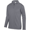 Augusta Wicking Fleece 1/4 Zip Pullover (M) (Graphite)