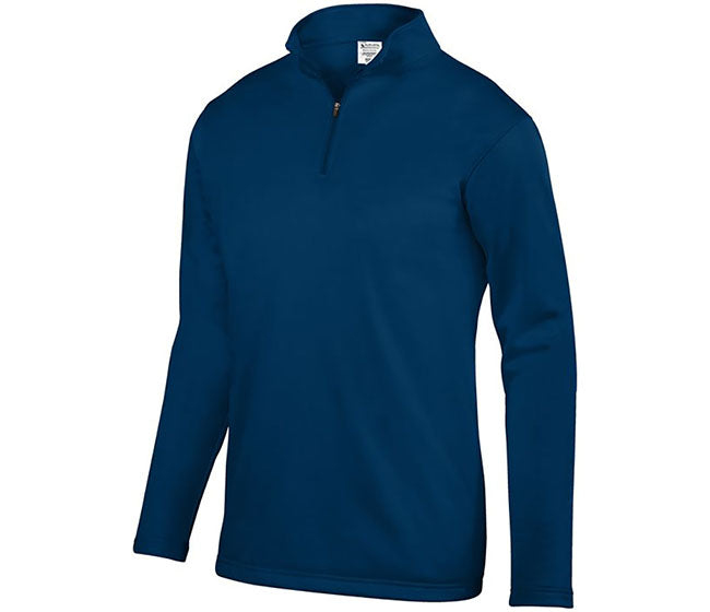 Augusta Wicking Fleece 1/4 Zip Pullover (M) (Navy)