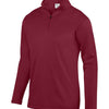 Augusta Wicking Fleece 1/4 Zip Pullover (M) (Cardinal)