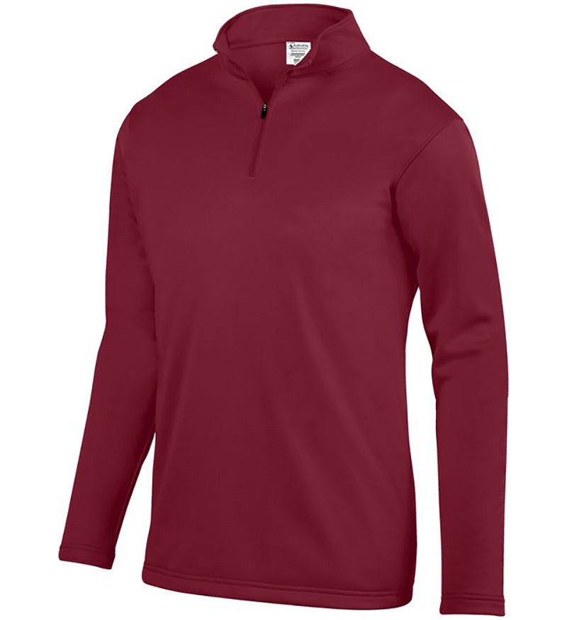Augusta Wicking Fleece 1/4 Zip Pullover (M) (Cardinal)