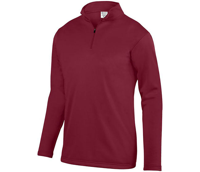 Augusta Wicking Fleece 1/4 Zip Pullover (M) (Cardinal)