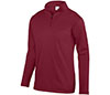 Augusta Wicking Fleece 1/4 Zip Pullover (M) (Cardinal)