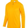 Augusta Wicking Fleece 1/4 Zip Pullover (M) (Gold)