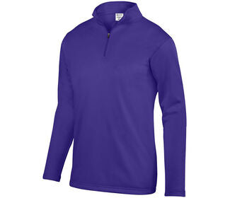 Augusta Wicking Fleece 1/4 Zip Pullover (M) (Purple)