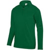 Augusta Wicking Fleece 1/4 Zip Pullover (M) (Dark Green)