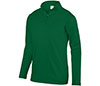 Augusta Wicking Fleece 1/4 Zip Pullover (M) (Dark Green)