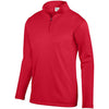 Augusta Wicking Fleece 1/4 Zip Pullover (M) (Red)