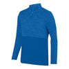 Augusta Shadow Tonal Heather 1/4 Zip Pullover (M) (Royal)