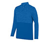 Augusta Shadow Tonal Heather 1/4 Zip Pullover (M) (Royal)