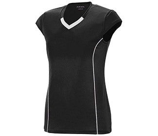 Augusta Blash Short Sleeve Jersey (W) (Black)