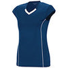 Augusta Blash Short Sleeve Jersey (W) (Navy)
