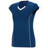 Augusta Blash Short Sleeve Jersey (W) (Navy)