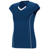 Augusta Blash Short Sleeve Jersey (W) (Navy)