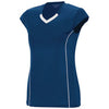 Augusta Blash Short Sleeve Jersey (W) (Navy)