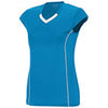 Augusta Blash Short Sleeve Jersey (W) (Blue)